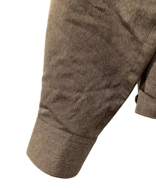 YUKI HASHIMOTO（ユウキハシモト）YUKI HASHIMOTO (ユウキハシモト) テーラードジャケット ブラウン サイズ:46の古着・服飾アイテム