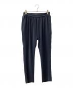 YOKO CHANヨーコチャン）の古着「ハイウェストギャザーパンツ」｜ネイビー