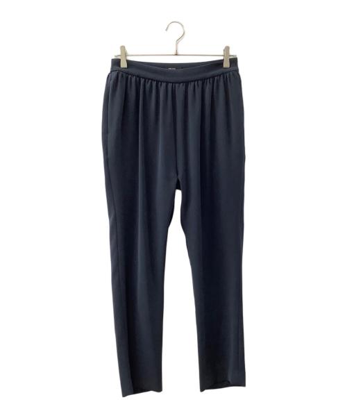 YOKO CHAN（ヨーコチャン）YOKO CHAN (ヨーコチャン) ハイウェストギャザーパンツ ネイビー サイズ:40の古着・服飾アイテム