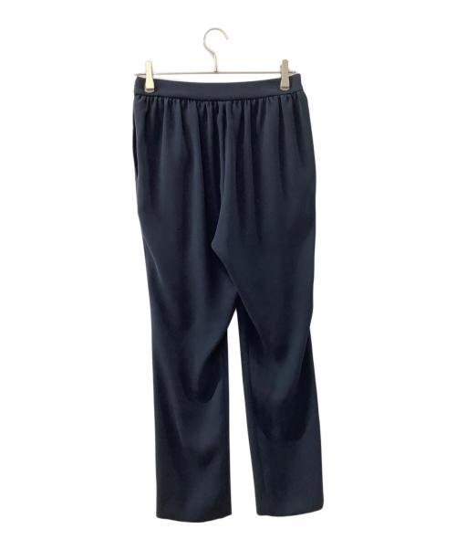 YOKO CHAN（ヨーコチャン）YOKO CHAN (ヨーコチャン) ハイウェストギャザーパンツ ネイビー サイズ:40の古着・服飾アイテム