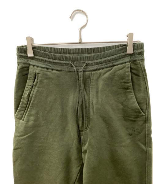 Y-3（ワイスリー）Y-3 (ワイスリー) CLASSIC TERRY CUFFED PANTS グリーン サイズ:XSの古着・服飾アイテム