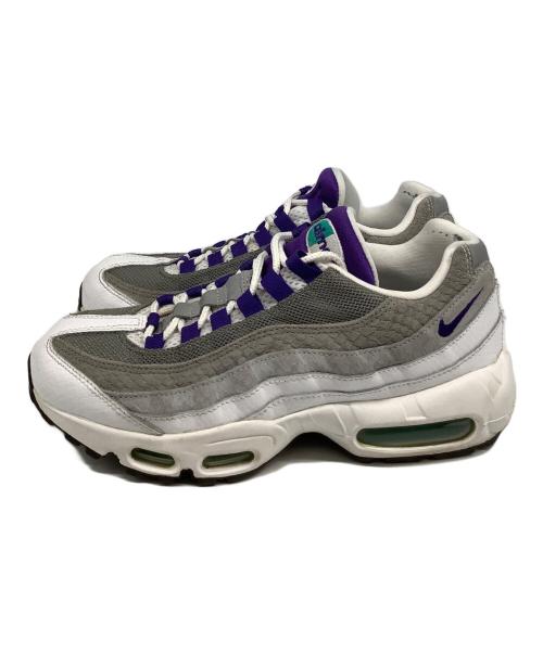 NIKE（ナイキ）NIKE (ナイキ) AIR MAX95（エアマックス 95） グレー×パープル サイズ:US6.5の古着・服飾アイテム