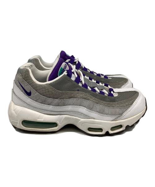 NIKE（ナイキ）NIKE (ナイキ) AIR MAX95（エアマックス 95） グレー×パープル サイズ:US6.5の古着・服飾アイテム
