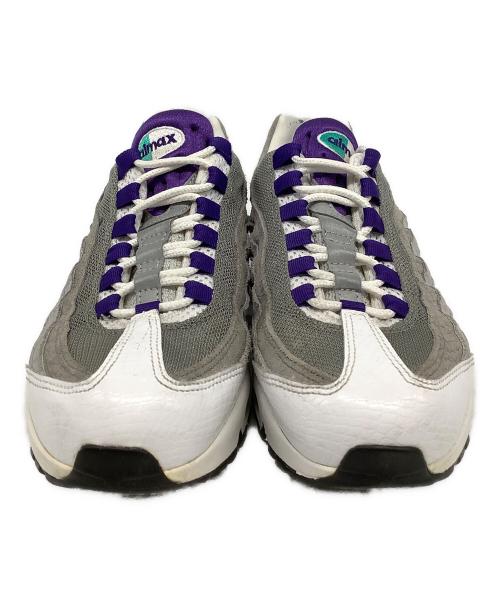 NIKE（ナイキ）NIKE (ナイキ) AIR MAX95（エアマックス 95） グレー×パープル サイズ:US6.5の古着・服飾アイテム