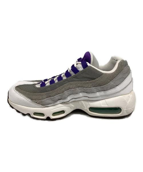 NIKE（ナイキ）NIKE (ナイキ) AIR MAX95（エアマックス 95） グレー×パープル サイズ:US6.5の古着・服飾アイテム