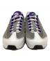 中古・古着 NIKE (ナイキ) AIR MAX95（エアマックス 95） グレー×パープル サイズ:US6.5：7000円