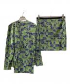 PLEATS PLEASEプリーツプリーズ）の古着「セットアップ」｜黄緑