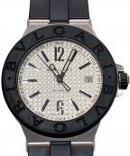 BVLGARIブルガリ）の古着「ディアゴノ デイト」｜ホワイト