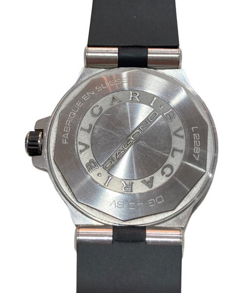 BVLGARI（ブルガリ）BVLGARI (ブルガリ) ディアゴノ デイト ホワイトの古着・服飾アイテム