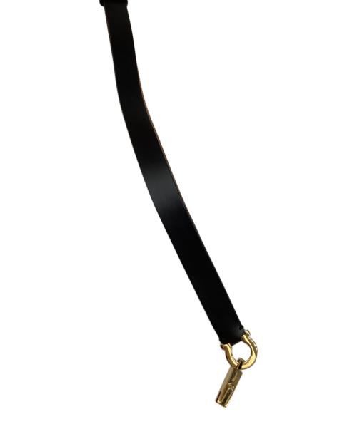 Ferragamo（フェラガモ）Ferragamo (フェラガモ) ガンチーニレザーベルト ブラックの古着・服飾アイテム