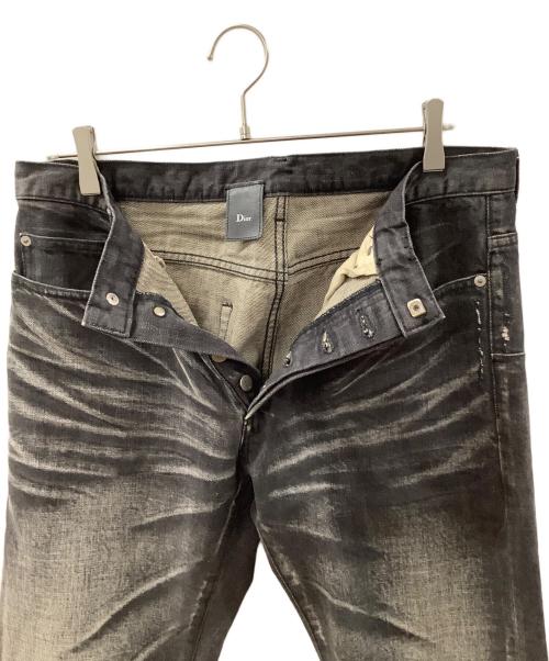 DIOR HOMME（ディオール オム）DIOR HOMME (ディオール オム) デニムパンツ ブラック サイズ:46の古着・服飾アイテム