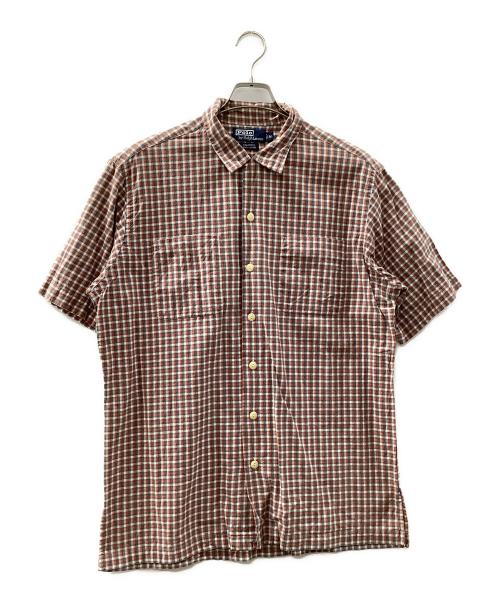 POLO RALPH LAUREN（ポロ・ラルフローレン）POLO RALPH LAUREN (ポロ・ラルフローレン) CALD WELL グレー×オレンジ サイズ:Mの古着・服飾アイテム