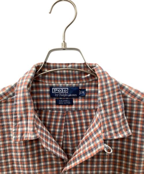 POLO RALPH LAUREN（ポロ・ラルフローレン）POLO RALPH LAUREN (ポロ・ラルフローレン) CALD WELL グレー×オレンジ サイズ:Mの古着・服飾アイテム