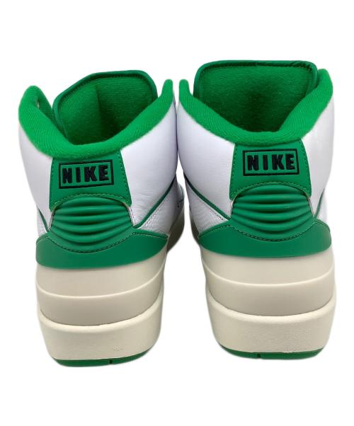 NIKE（ナイキ）NIKE (ナイキ) AIR JORDAN2 RETRO （エアジョーダン2 レトロ） ホワイト×グリーン サイズ:US10の古着・服飾アイテム