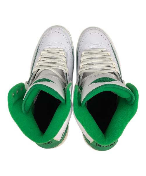 NIKE（ナイキ）NIKE (ナイキ) AIR JORDAN2 RETRO （エアジョーダン2 レトロ） ホワイト×グリーン サイズ:US10の古着・服飾アイテム