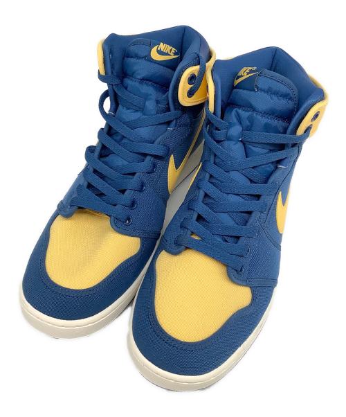 NIKE（ナイキ）NIKE (ナイキ) AIR JORDAN1 KO （エアジョーダン1 KO） イエロー×ブルー サイズ:US11の古着・服飾アイテム
