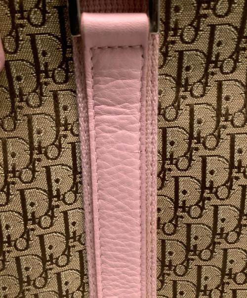 Christian Dior（クリスチャン ディオール）Christian Dior (クリスチャン ディオール) ストリートシックトートバッグ トロッター ピンクの古着・服飾アイテム
