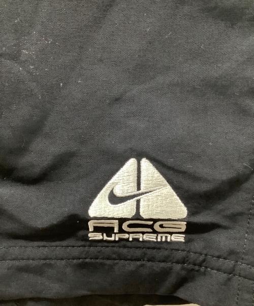NIKE ACG（ナイキエーシージー）NIKE ACG (ナイキエージーシー) SUPREME (シュプリーム) Nylon Trail Short（ナイロントレイルショーツ） ブラック サイズ:Lの古着・服飾アイテム