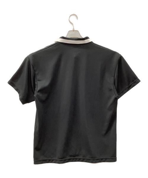 WTAPS（ダブルタップス）WTAPS (ダブルタップス) 襟ラインスキッパーポロシャツ ブラック×ホワイト サイズ:3の古着・服飾アイテム