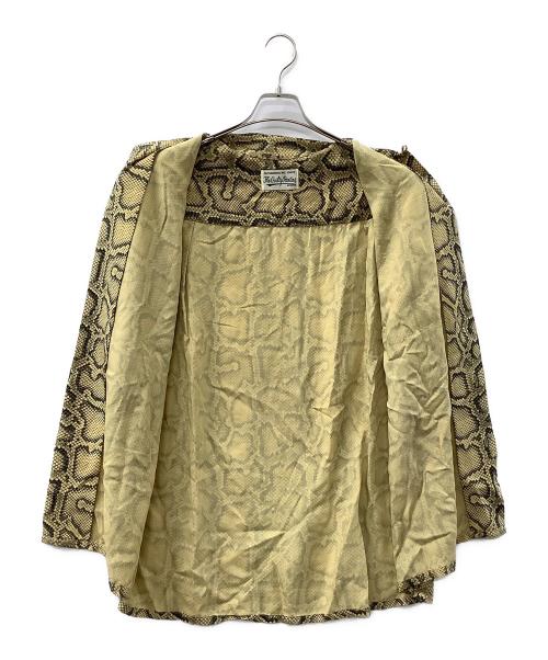 WACKO MARIA（ワコマリア）WACKO MARIA (ワコマリア) パイソンハワイアンシャツ イエロー サイズ:Lの古着・服飾アイテム