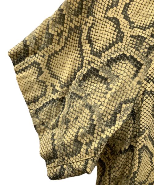 WACKO MARIA（ワコマリア）WACKO MARIA (ワコマリア) パイソンハワイアンシャツ イエロー サイズ:Lの古着・服飾アイテム