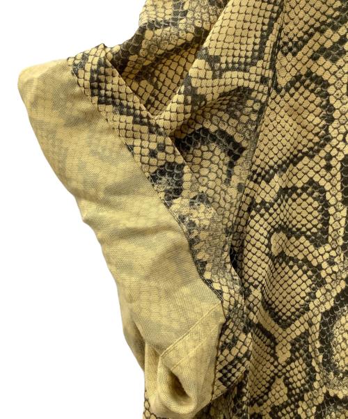 WACKO MARIA（ワコマリア）WACKO MARIA (ワコマリア) パイソンハワイアンシャツ イエロー サイズ:Lの古着・服飾アイテム