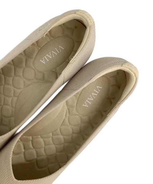 VIVAIA（ビバイア）VIVAIA (ビバイア) ハイヒールパンプス ベージュ×ブラック サイズ:36 cm22.5~23の古着・服飾アイテム