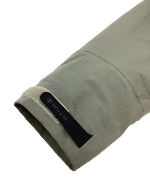 Snow peak（スノーピーク）Snow peak (スノーピーク) GORE-TEX Rain Jacket オリーブ サイズ:L 未使用品の古着・服飾アイテム