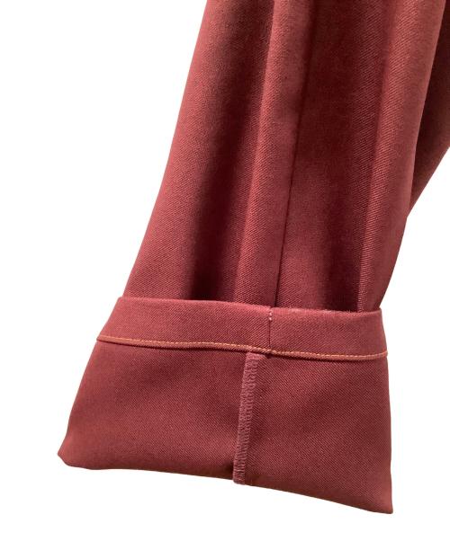 DAIRIKU（ダイリク）DAIRIKU (ダイリク) Straight Flasher Pressed Pants（ストレートフラッシャープレスパンツ） ボルドー サイズ:29の古着・服飾アイテム