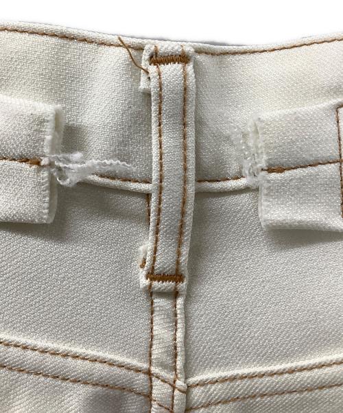 DAIRIKU（ダイリク）DAIRIKU (ダイリク) Flasher Pressed Pants フラッシャー プレス パンツ  アイボリー サイズ:29の古着・服飾アイテム