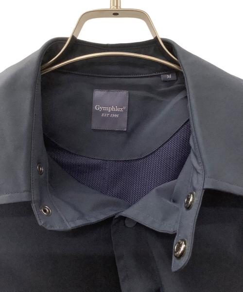 Gymphlex（ジムフレックス）Gymphlex (ジムフレックス) ステンカラーコート ネイビー サイズ:Mの古着・服飾アイテム