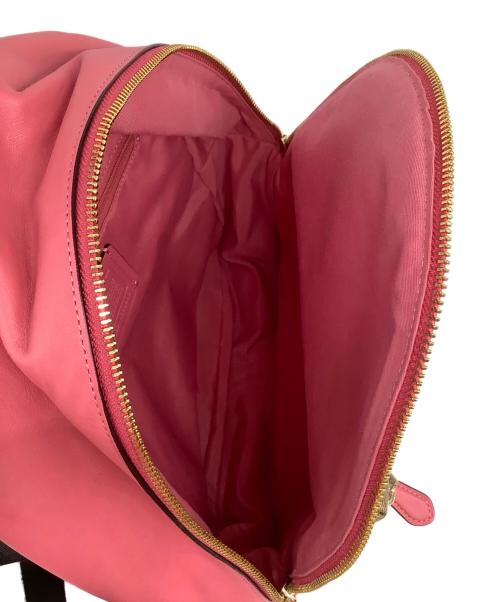 COACH（コーチ）COACH (コーチ) シグネチャー ベージュ×ピンクの古着・服飾アイテム