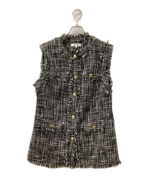 Mystrada（マイストラーダ）Mystrada (マイストラーダ) ベスト ブラック サイズ:38の古着・服飾アイテム