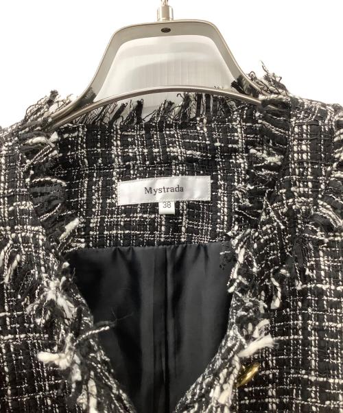Mystrada（マイストラーダ）Mystrada (マイストラーダ) ベスト ブラック サイズ:38の古着・服飾アイテム