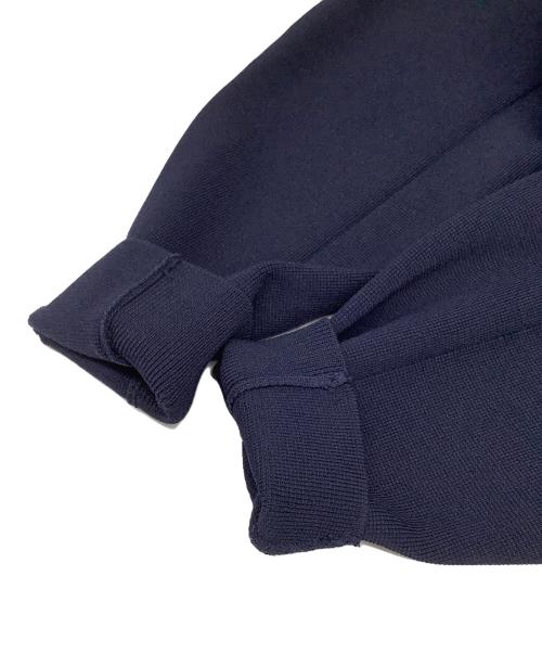 MARILYN MOON（マリリンムーン）MARILYN MOON (マリリンムーン) ドットチュールレーヨンナイロンスクエアワンピース ネイビー サイズ:不明の古着・服飾アイテム