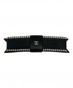 CHANELシャネル）の古着「バレッタ」｜ブラック