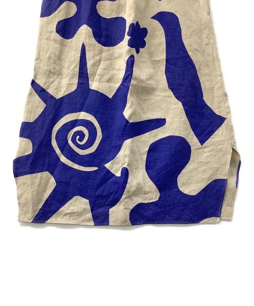 PLAIN PEOPLE（プレインピープル）PLAIN PEOPLE (プレインピープル) リネンスカート ベージュ サイズ:2の古着・服飾アイテム