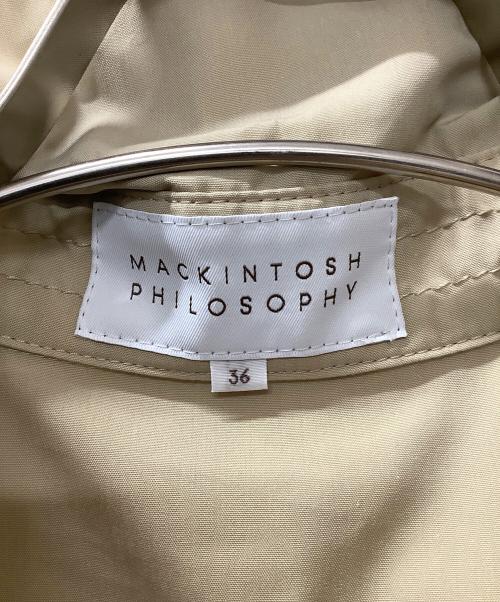 MACKINTOSH PHILOSOPHY（マッキントッシュ フィロソフィー）MACKINTOSH PHILOSOPHY (マッキントッシュ フィロソフィー) トレンチコート ベージュ サイズ:36の古着・服飾アイテム
