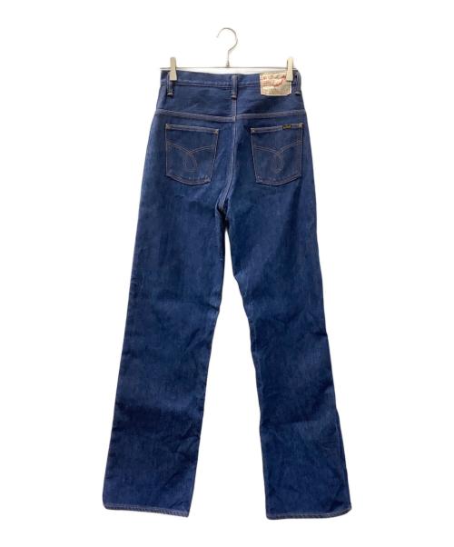 orSlow（オアスロウ）orSlow (オアスロウ) BEAMS BOY (ビームスボーイ) ストレートデニムパンツ インディゴ×レッド サイズ:XSの古着・服飾アイテム