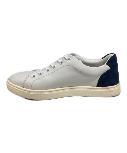 DOLCE & GABBANA（ドルチェ＆ガッバーナ）DOLCE & GABBANA (ドルチェ＆ガッバーナ) スニーカー  ホワイト×ネイビー サイズ:6 1/2の古着・服飾アイテム