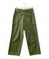 CIOTA（シオタ）の古着「スビンコットンバックサテンベイカーパンツ」｜カーキ