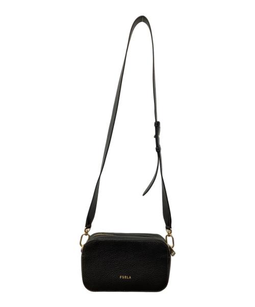 FURLA（フルラ）FURLA (フルラ) スクエア―ショルダーバッグ ブラックの古着・服飾アイテム