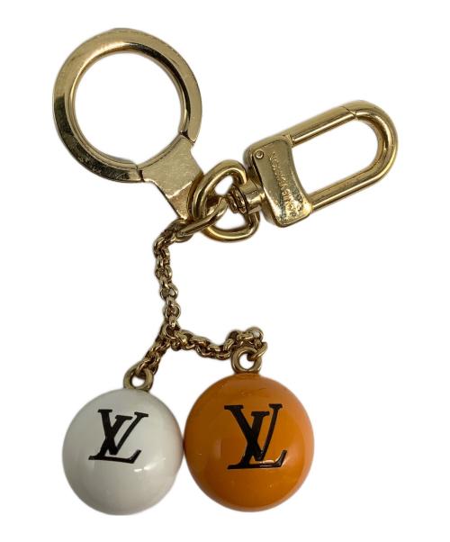 LOUIS VUITTON（ルイ ヴィトン）LOUIS VUITTON (ルイ ヴィトン) ポルト クレ ジャック＆ルーシー オレンジ×ホワイトの古着・服飾アイテム