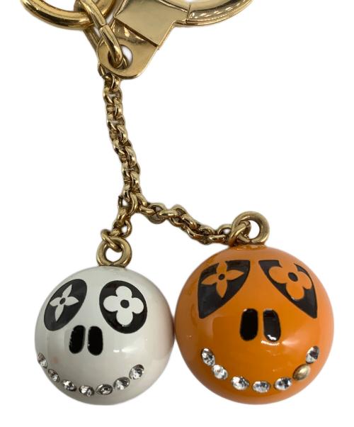 LOUIS VUITTON（ルイ ヴィトン）LOUIS VUITTON (ルイ ヴィトン) ポルト クレ ジャック＆ルーシー オレンジ×ホワイトの古着・服飾アイテム