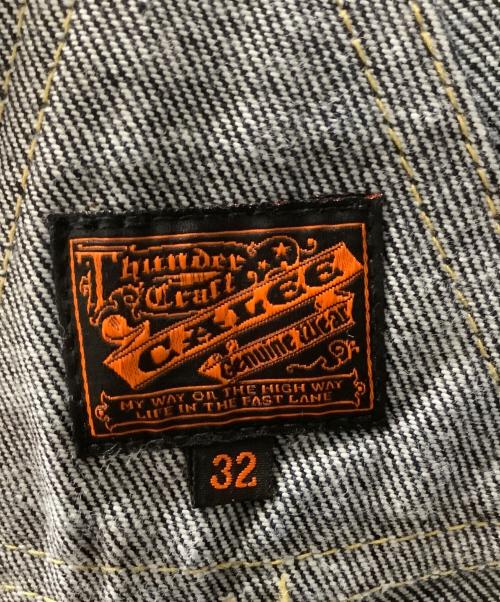 CALEE（キャリー）CALEE (キャリー) デニムオーバーオール インディゴ サイズ:81cm(W32)の古着・服飾アイテム