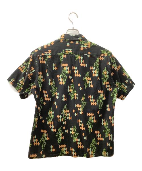 Star OF HOLLYWOOD（スターオブハリウッド）Star OF HOLLYWOOD (スターオブハリウッド) アロハシャツ ブラック サイズ:Mの古着・服飾アイテム