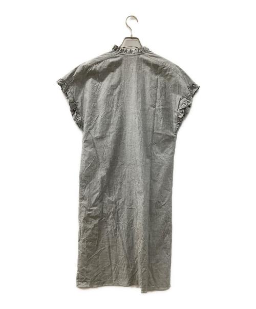 A.P.C.（アーペーセー）A.P.C. (アーペーセー) フリルワンピース グレー サイズ:34の古着・服飾アイテム