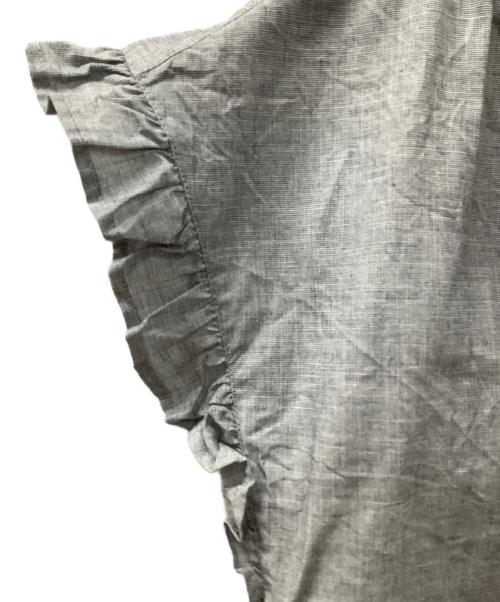A.P.C.（アーペーセー）A.P.C. (アーペーセー) フリルワンピース グレー サイズ:34の古着・服飾アイテム