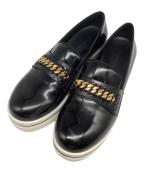 STELLA McCARTNEYステラマッカートニー）の古着「ビンクスローファー」｜ブラック×ホワイト