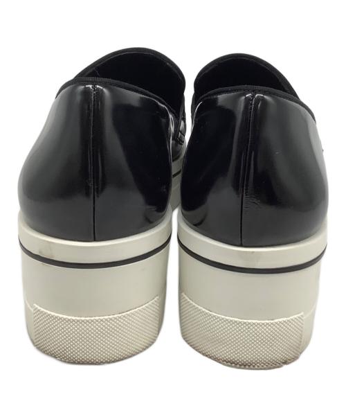 STELLA McCARTNEY（ステラマッカートニー）STELLA McCARTNEY (ステラマッカートニー) ビンクスローファー ブラック×ホワイト サイズ:23.5cmの古着・服飾アイテム